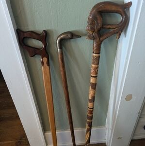 Vintage walking canes